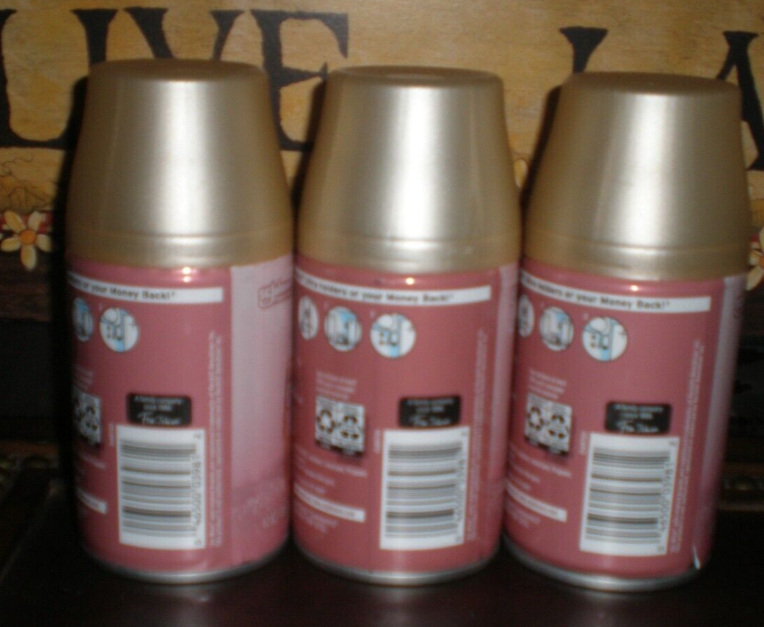 3 Glade Automatic Spray Can Refills CHAMPAGNE CHEERS FITS AIRWICK Air
