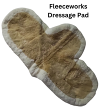 Fleeceworks Genuine Sheepskin Dressage Saddle Pad Medium USED image 3