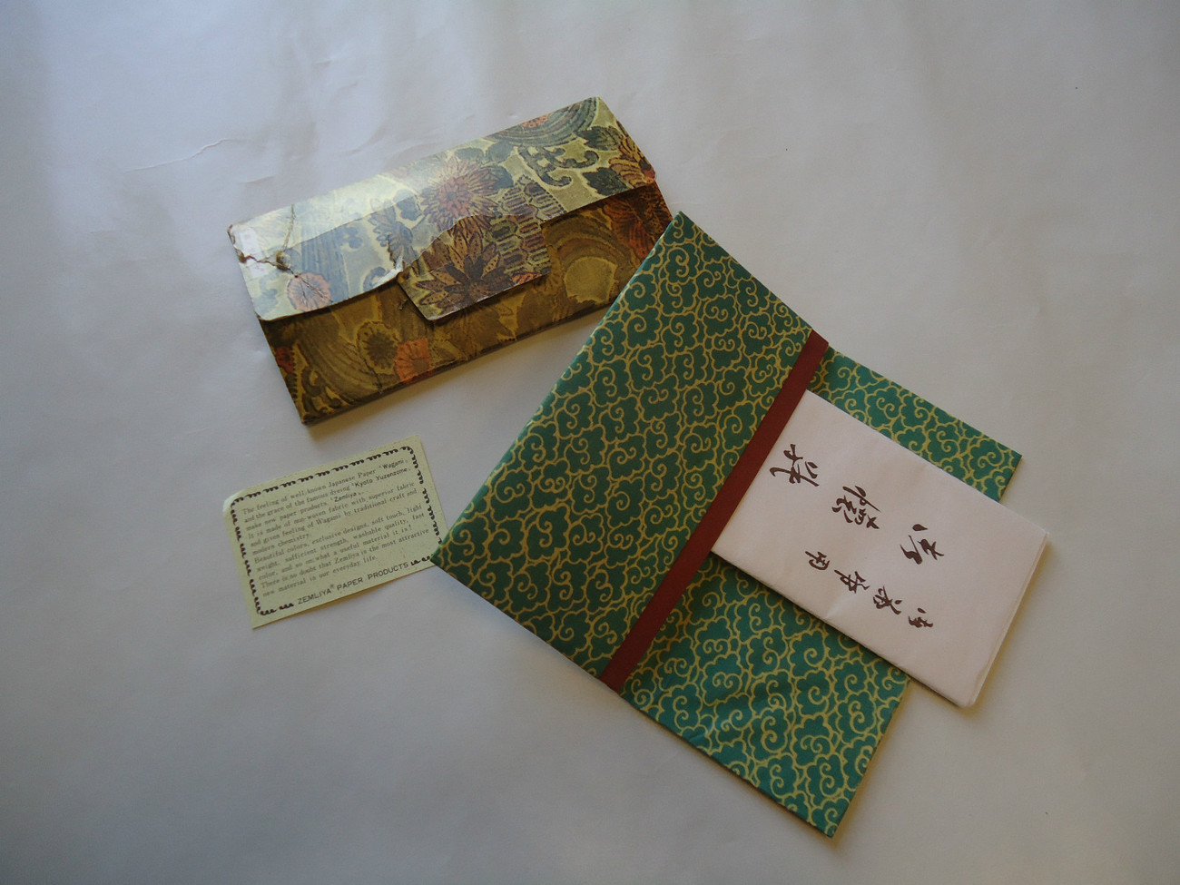 Japanese Paper Fabric wagami Wallet Kyoto 