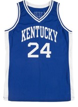 Jamal Mashburn #24 College Basketball Jersey New Sewn Blue Any Size image 4