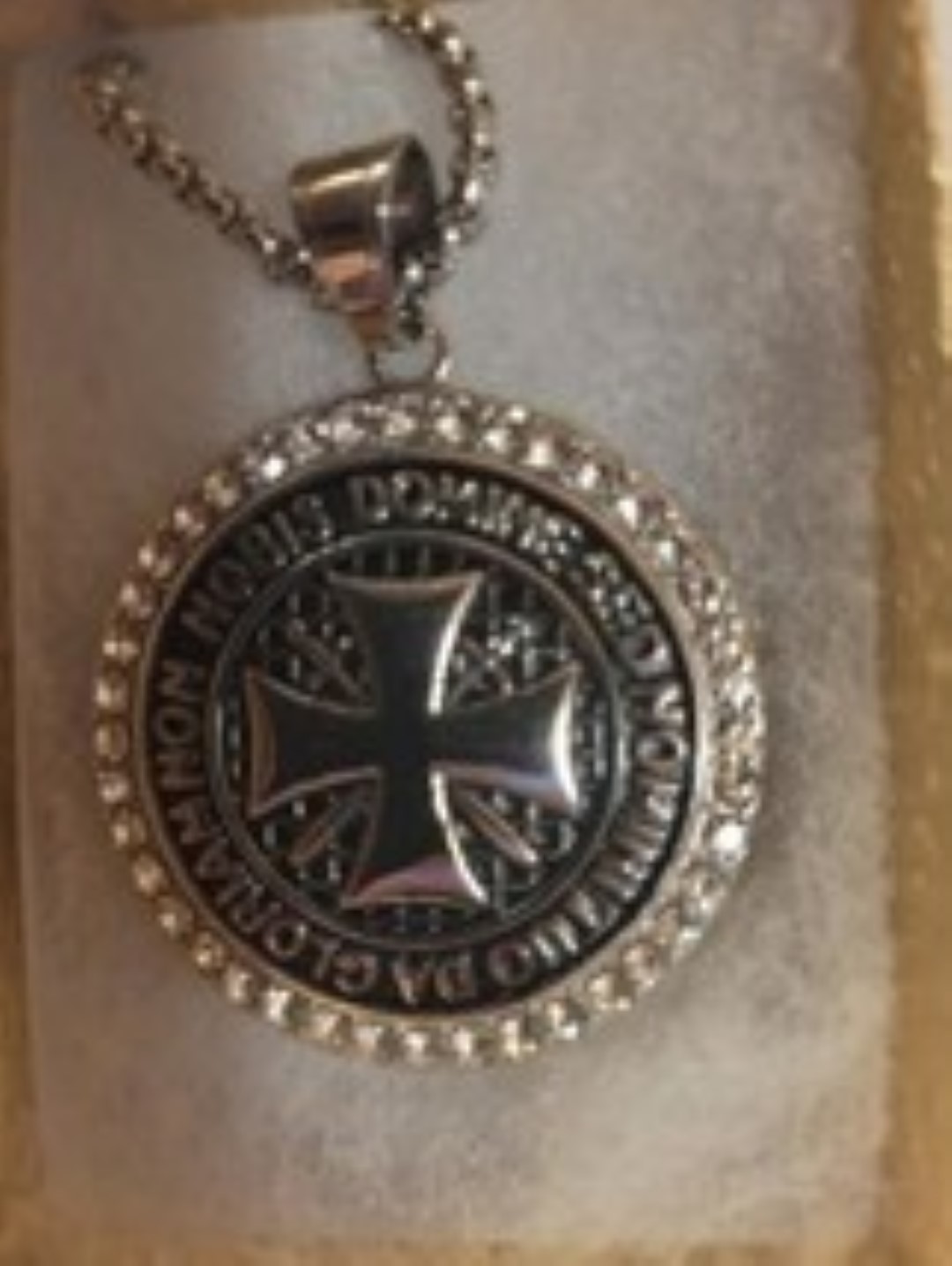 Knights templar medallion necklace pic1  large 