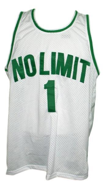  1 no limit basketball jersey white   1
