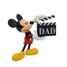 Disney Hallmark Mickey Mouse With DAD Clapperboard Christmas Ornament - $29.88