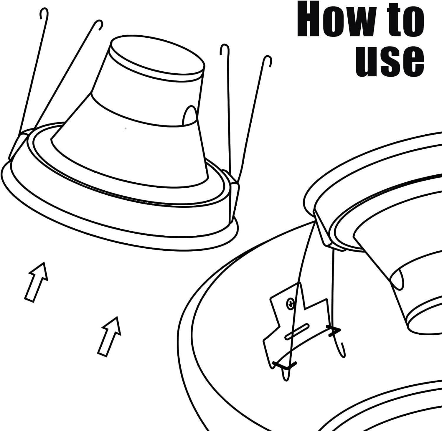 Torsion Spring Clips For Metal Recessed Light Spring Clips Recessed