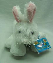 Ganz Webkinz White Fuzzy Rabbit 7" Plush Stuffed Animal Toy New - $15.35