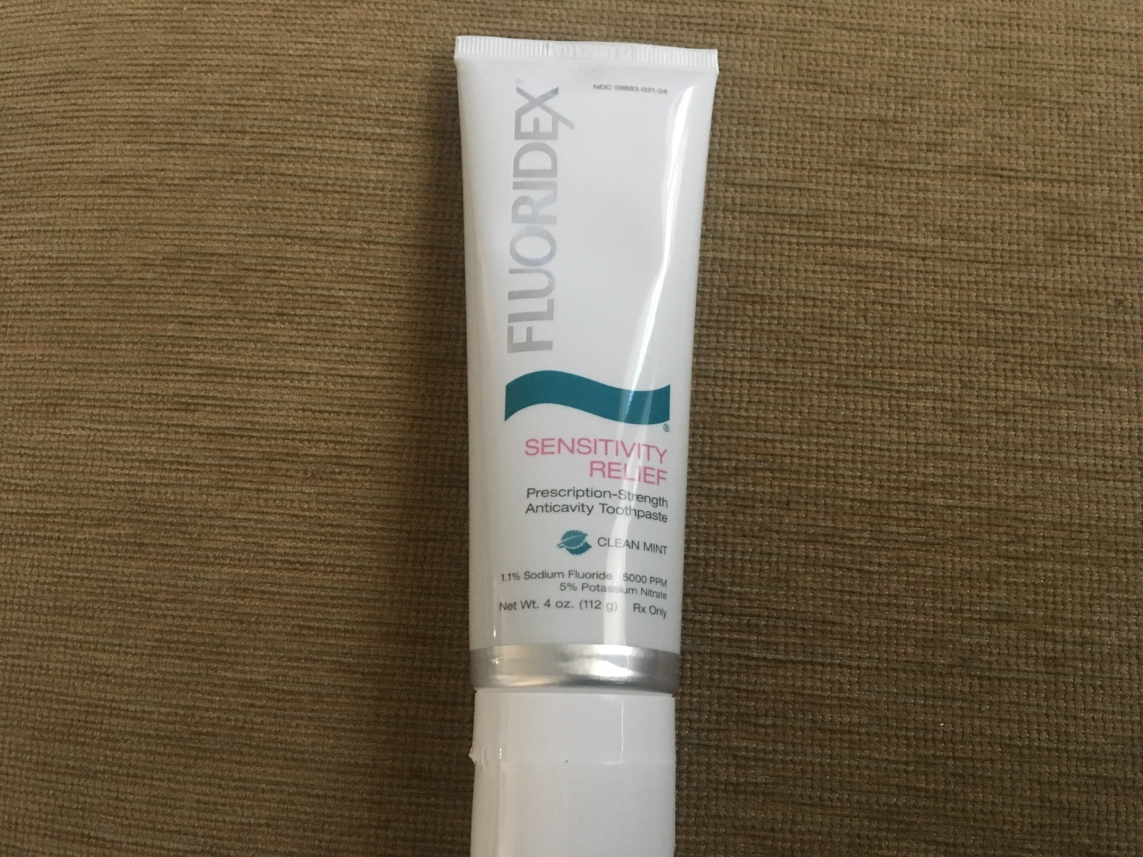 Fluoridex Sensitivity Relief Toothpaste 4oz Mint Toothpaste