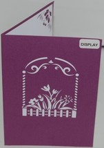 Lovepop LP1038 Flower Garden Pop Up Card with White Envelope Cellophane Wrapped image 2