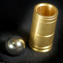PRO Magic Steel Ball and Brass Tube Trick EXAMINABLE Version Close Up WA... - $39.99