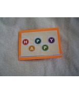Happy, Happy Birthday Card, Handcrafted scrap happy card - $4.95