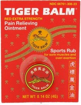 Red Extra Strength Pain Relieving Ointment, Tiger Balm, 0.14 oz
