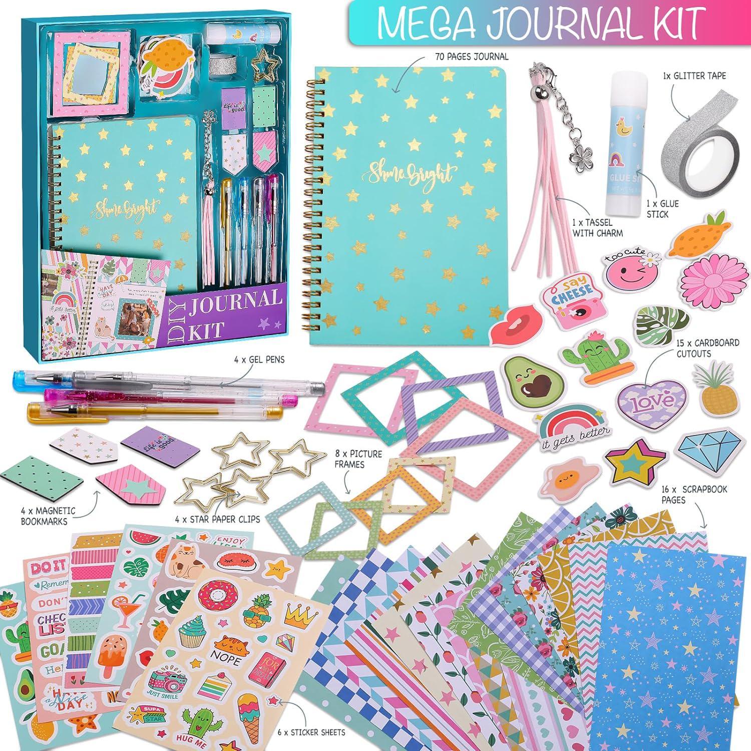 DIY Journal Kit for Girls - Great Gift for 8-14 Year Old Girl - Cool  Birthday