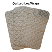 Quilted Horse Leg Wraps Set of 4 USED image 2