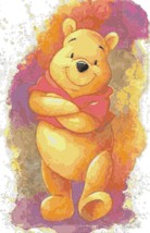 Counted Cross Stitch winnie the pooh watercolor pdf 165x255 stitches BN1921 - $3.99