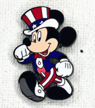 Disney 2002 DLR  Uncle Sam  Patriotic Mickey Mouse Pin#13096 - $11.66