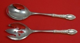 King Richard by Towle Sterling Silver Salad Serving Set Pierced Custom 10 1/2" - $132.76
