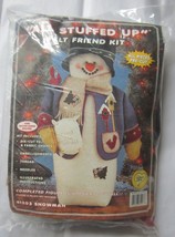 1998 What&#39;s New All Stuffed Up Snowman Felt Friend Sew Kit 24&quot;H         ... - $19.99