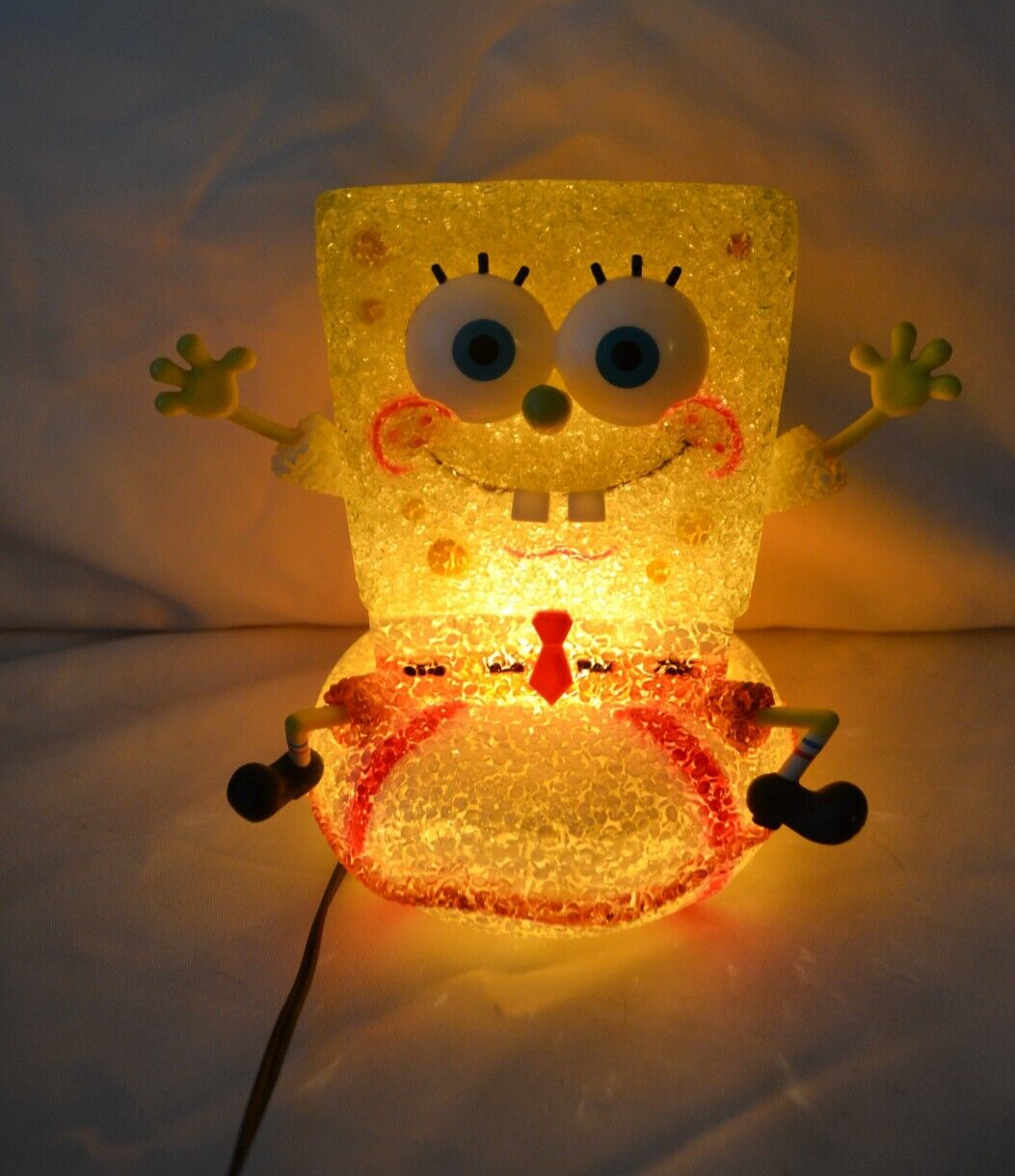 Spongebob Plastic Resin Electric Desk Lamp Light Nickelodeon - Lamps