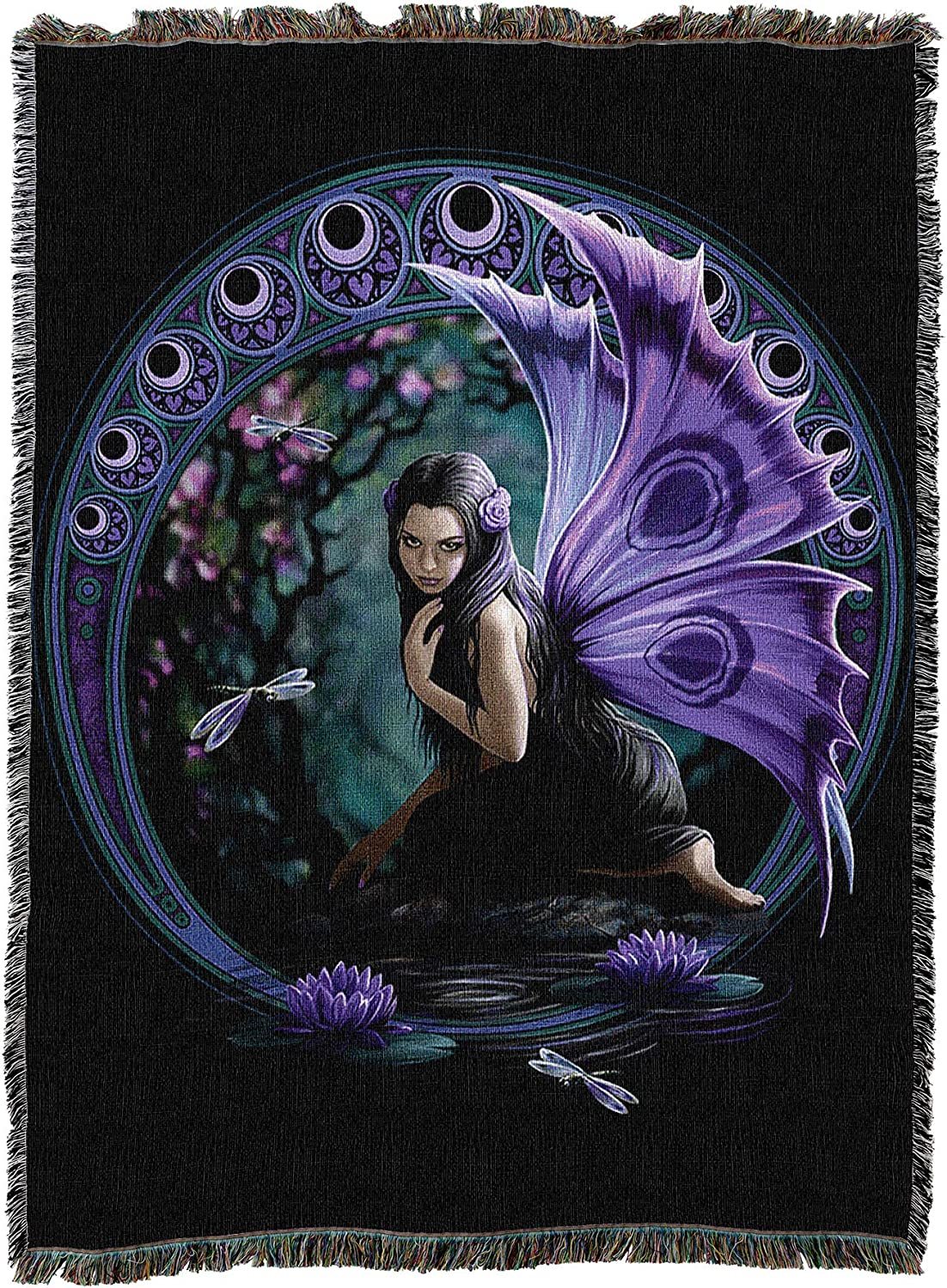 Niaid Fairy Blanket by Anne Stokes FAE Fairies Collection Gift