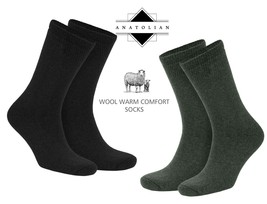 Men&#39;s Merino Wool Blend Warm Lightweight Urban Dress Socks 2 Pair Pack - $14.99