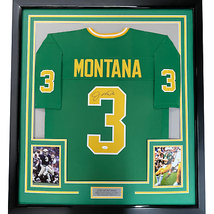 Framed Joe Montana Facsimile Autographed Jersey Number 23x21 San Francisco  49ers Reprint Laser Auto Football Photo - Hall of Fame Sports Memorabilia