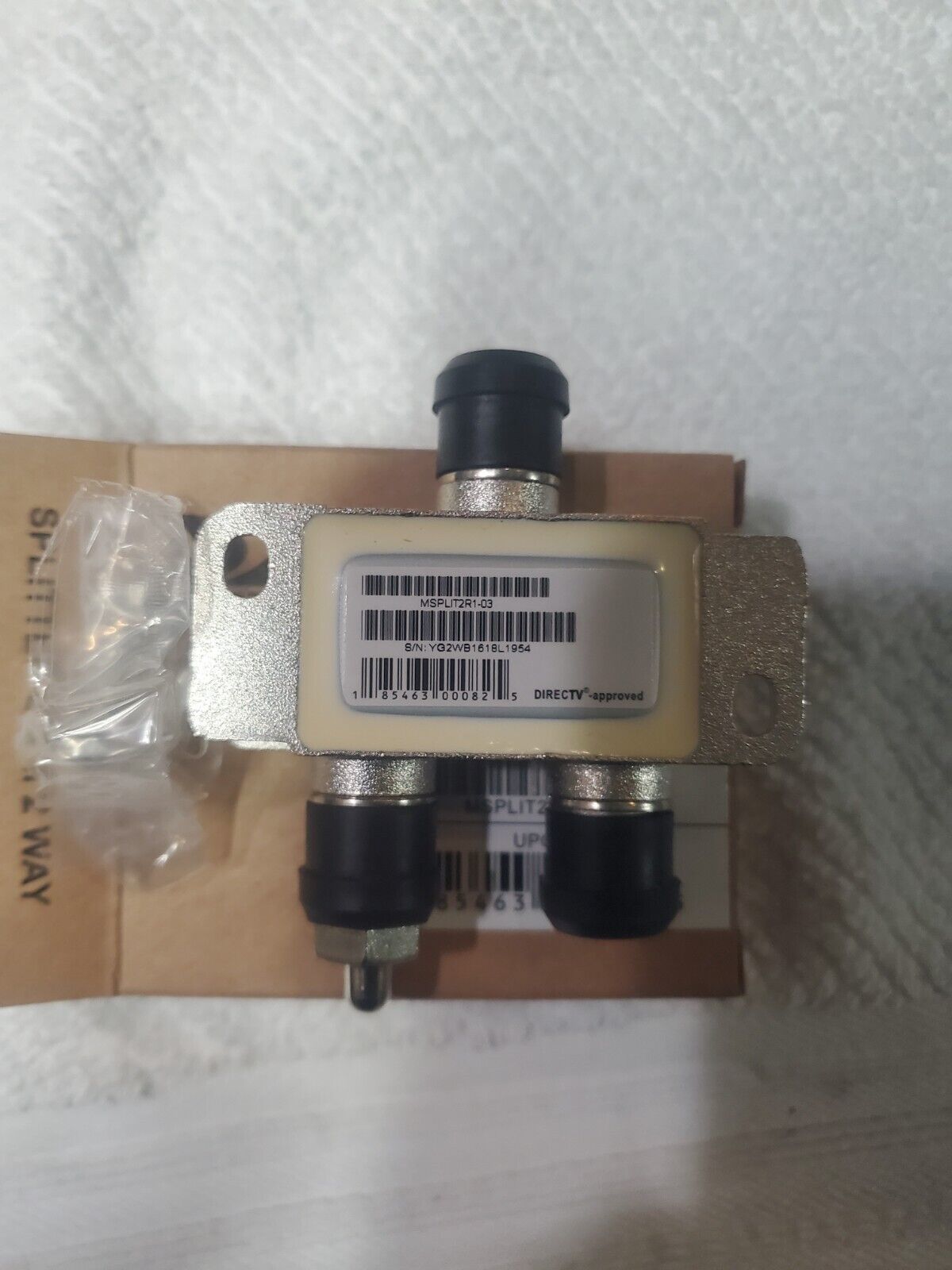 New Directv SWM MSPLIT2R001 Approved 2 Way Wide Band Splitter. 2