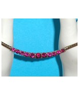 Technibond Created Ruby or Pink Sapphire Omega Necklace  - $97.00