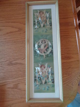 Vintage Mom Foil Print Postcard Art Picture Cherubs Spell MOM #525 Angels - $45.99