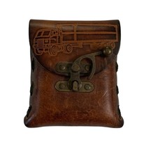 Vintage Handmade Leather Bag Waist Belt Hip Bum Travel Fanny Pouch Utility image 2