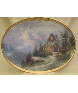 RAINBOW&#39;S END COTTAGE collector plate THOMAS KINKADE Scenes of Serenity ... - $16.99