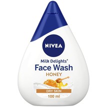 NIVEA Mujer Limpieza Facial para Piel Seca, Leche Delicias Miel, 100 ML (Pack 2) - $15.20