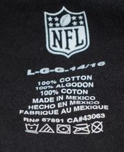NFL Licensed Tennessee Titans Youth Large Black Gold Tee Shirt image 3