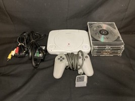 Sony Playstation PS One console bundle with 7 games and controller - $77.39