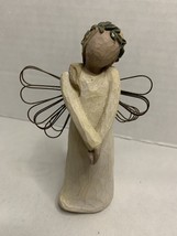 Willow Tree Celebrate Angel Figurine 2003 Susan Lordi Demdaco Figure - $10.22