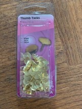 Anchor Thumb Tacks Brass 40 Pieces - $8.79