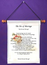The Art of Marriage - Personalized Wall Hanging (110-1) - $18.99