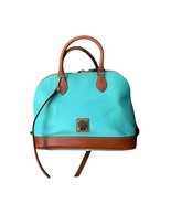 Dooney &amp; Bourke Zip Zip Satchel Bag Turquoise Color - $217.80