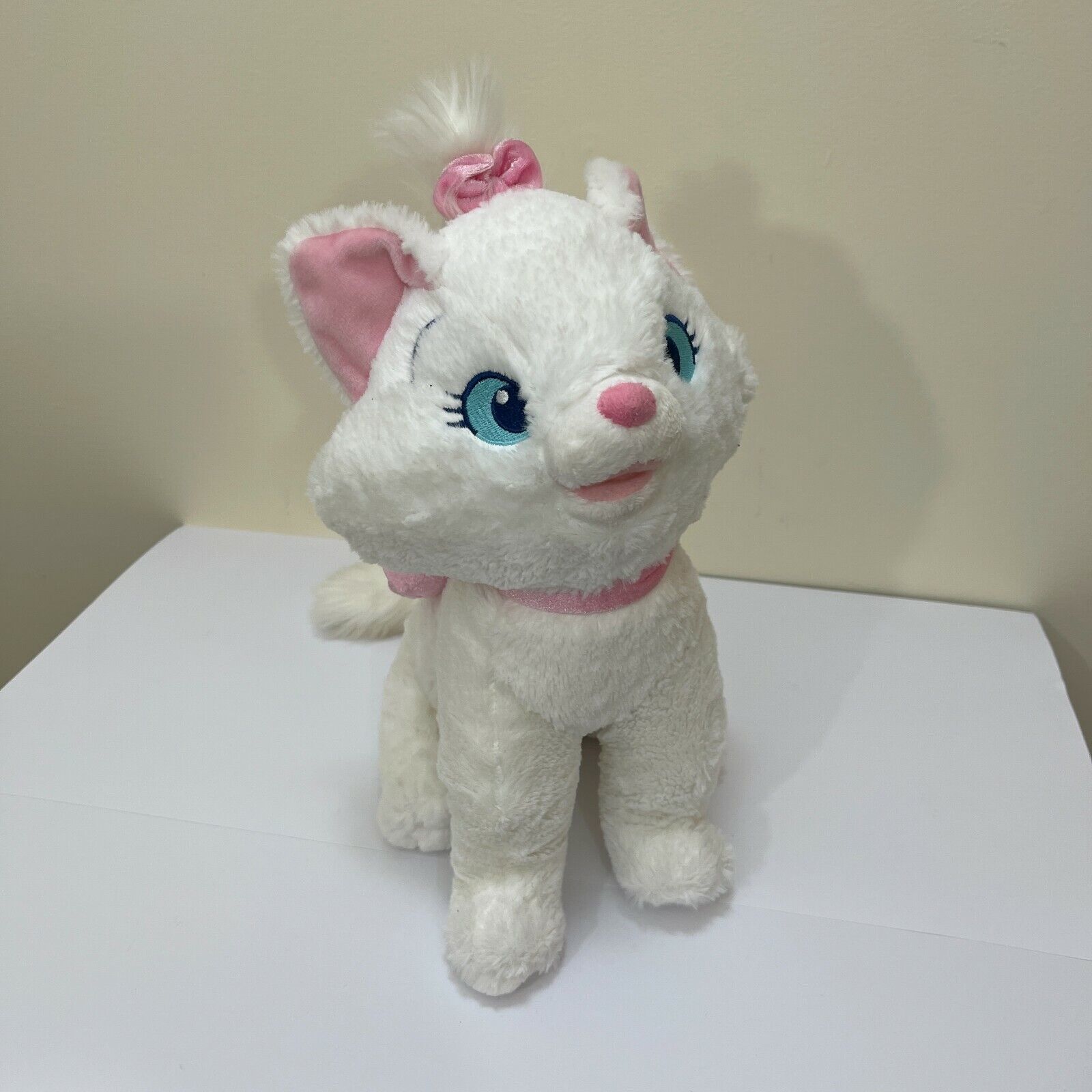 The Disney Store MARIE Plush Aristocats Cat Animal Stuffed Toy Pink Bow ...