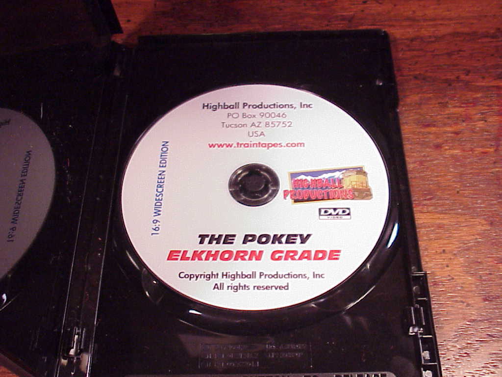 The Pokey Elkhorn Grade Train DVD, used, from Highball Productions