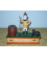 Vintage Trick Dog Cast Iron Mechanical Bank - $49.99