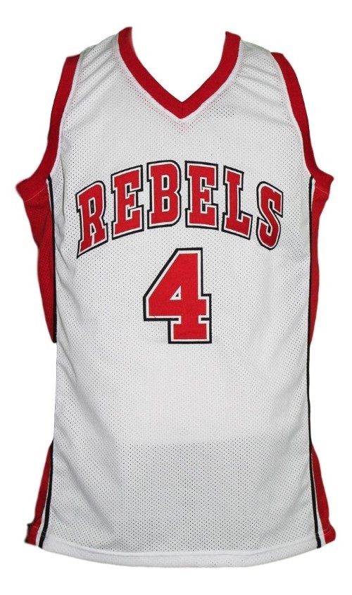 Larry johnson  4 college basketball jersey white   1