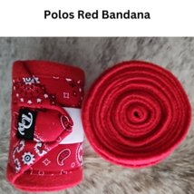 Roma All Purpose Horse Saddle Pad and Set of 2 Red Bandana Polos USED image 2