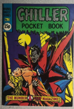 CHILLER POCKET BOOK #3 (1980) Marvel Comics UK digest Dracula Ghost Ride... - $24.74