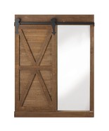 Wall Mirror with Barn Door and Chalkboard Home Decor  - $109.95