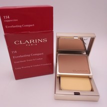 Clarins Everlasting Compact Foundation .3oz 114 CAPPUCCINO - $12.46
