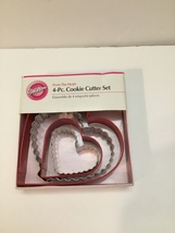 Wilton Heart Shape 4 pc Cookie Cutter Set - $7.90