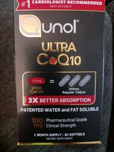 Qunol Ultra CoQ10 Dietary Supplement 100 mg 30 Softgels - 07/2023 (A8) - $16.00