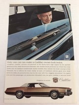 Print Ad Vtg 1967 Advertising Cadillac Fleetwood Eldorado - $9.89