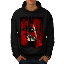 Girl Hunter Wild Fantasy Sweatshirt Hoody Scary Wolf Men Hoodie - $20.99