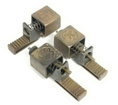 LOT OF 3 GENERAL ELECTRIC 4919813G03 BRUSH HOLDERS 3-1/2'' IN. X 1-1/2'' IN.