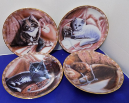 1994 The Bradford Exchange Decorative Porcelain Plates Cats Kittens Ron ... - $44.53
